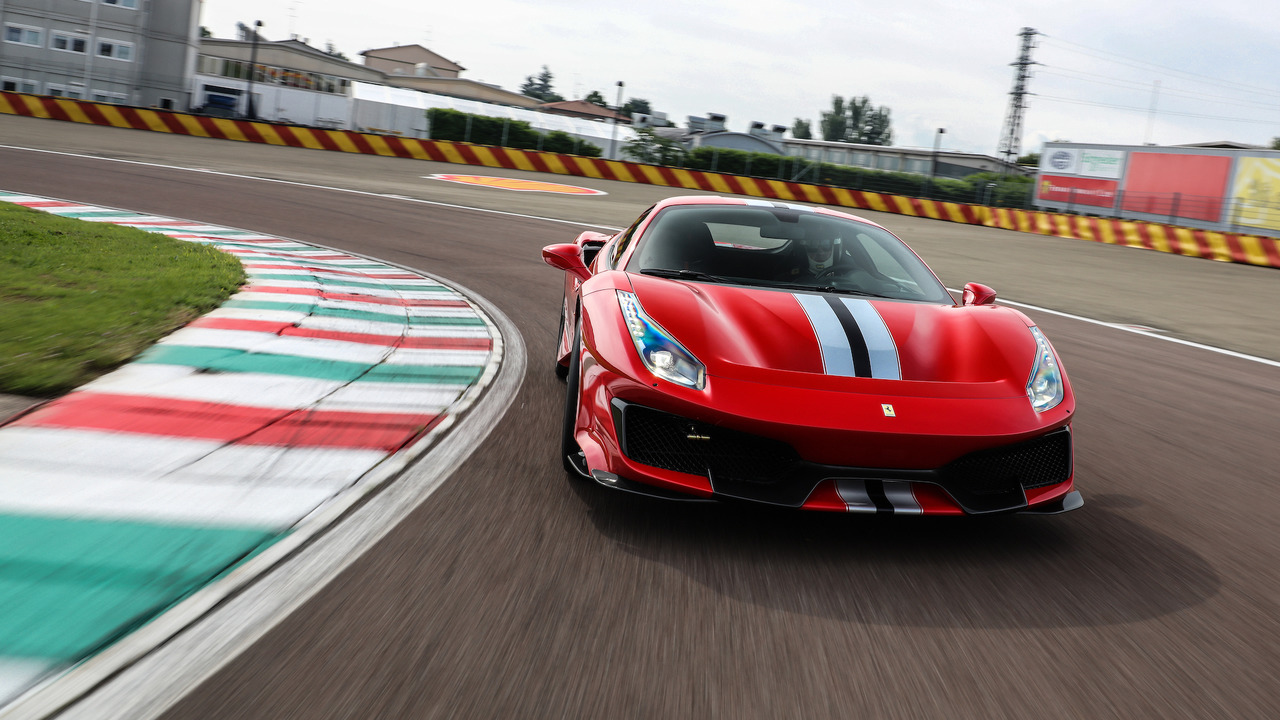 2018 Ferrari 488 Pista at Fiorano proving grounds