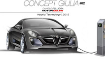 2015 Alfa Romeo midsize sedan / Giulia render