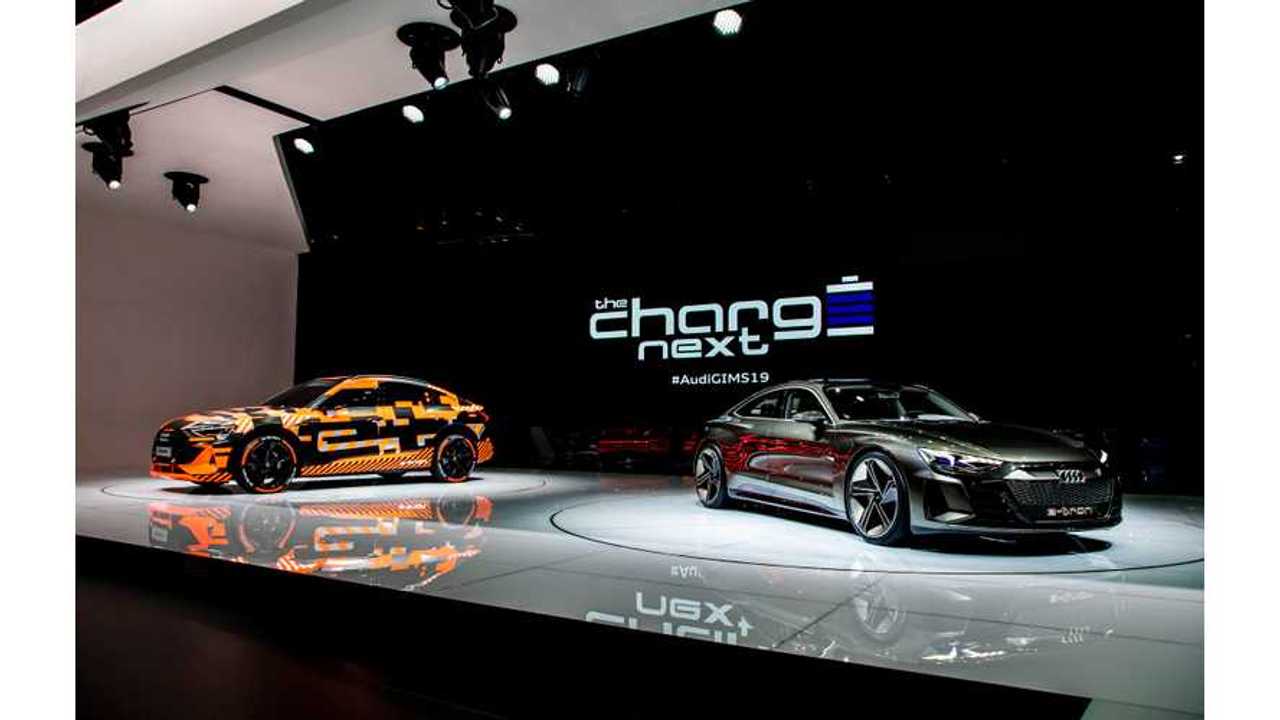 Prototipo Audi e-tron Sportback e concetto Audi e-tron GT