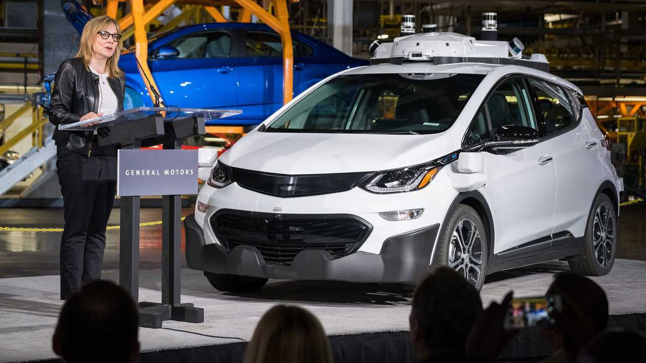 In 2017, GM CEO Mary Barra announced that the Chevrolet Bolt is the company's test vehicle for self-driving.