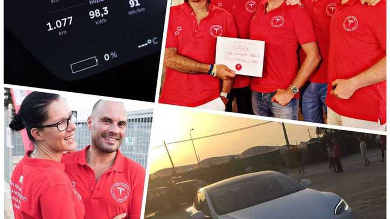 1078 km - 669.83 miles with Tesla ModelS 100D in a single charge by <a href=