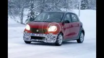 Nuove smart Brabus fortwo e forfour, foto spia