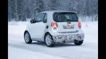 Nuove smart Brabus fortwo e forfour, foto spia