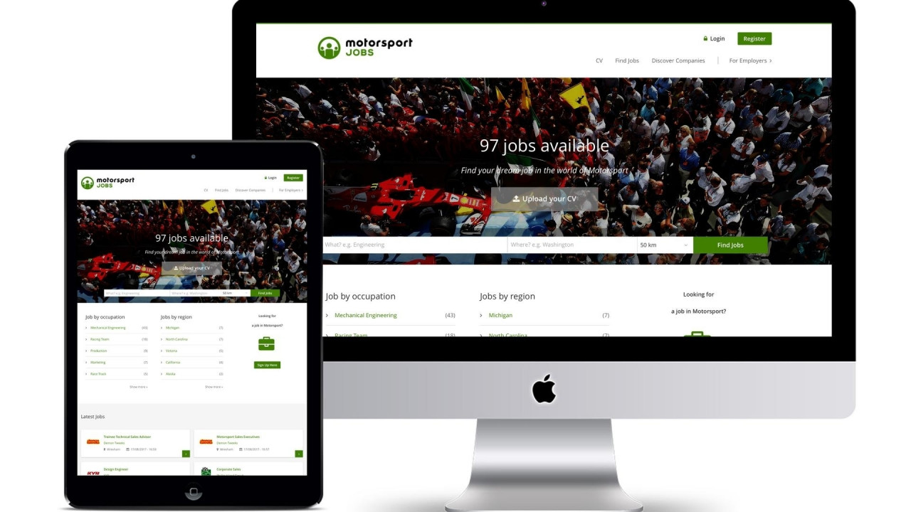 [Copertina] - Motorsportjobs, arriva il sito per trovare lavoro nel motorsport