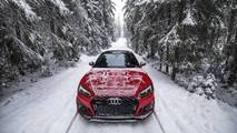 Audi RS5 kış foto çekimi