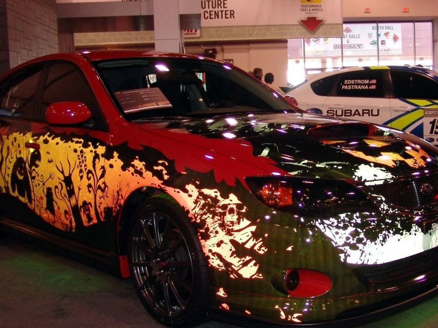 Halloween Subaru Impreza Wrx At Sema Halloween Subaru Impreza Wrx At Sema