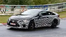 Lexus RC F Refresh Spy Photos