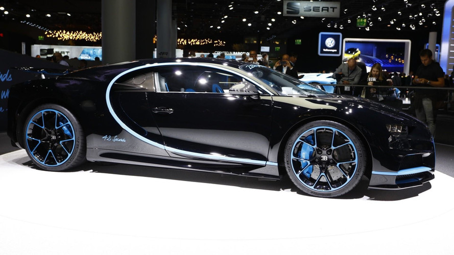 Bugatti Chrion live in Frankfurt