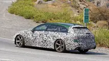 2018 Audi RS4 Avant with Sonoma Green paint spy photo