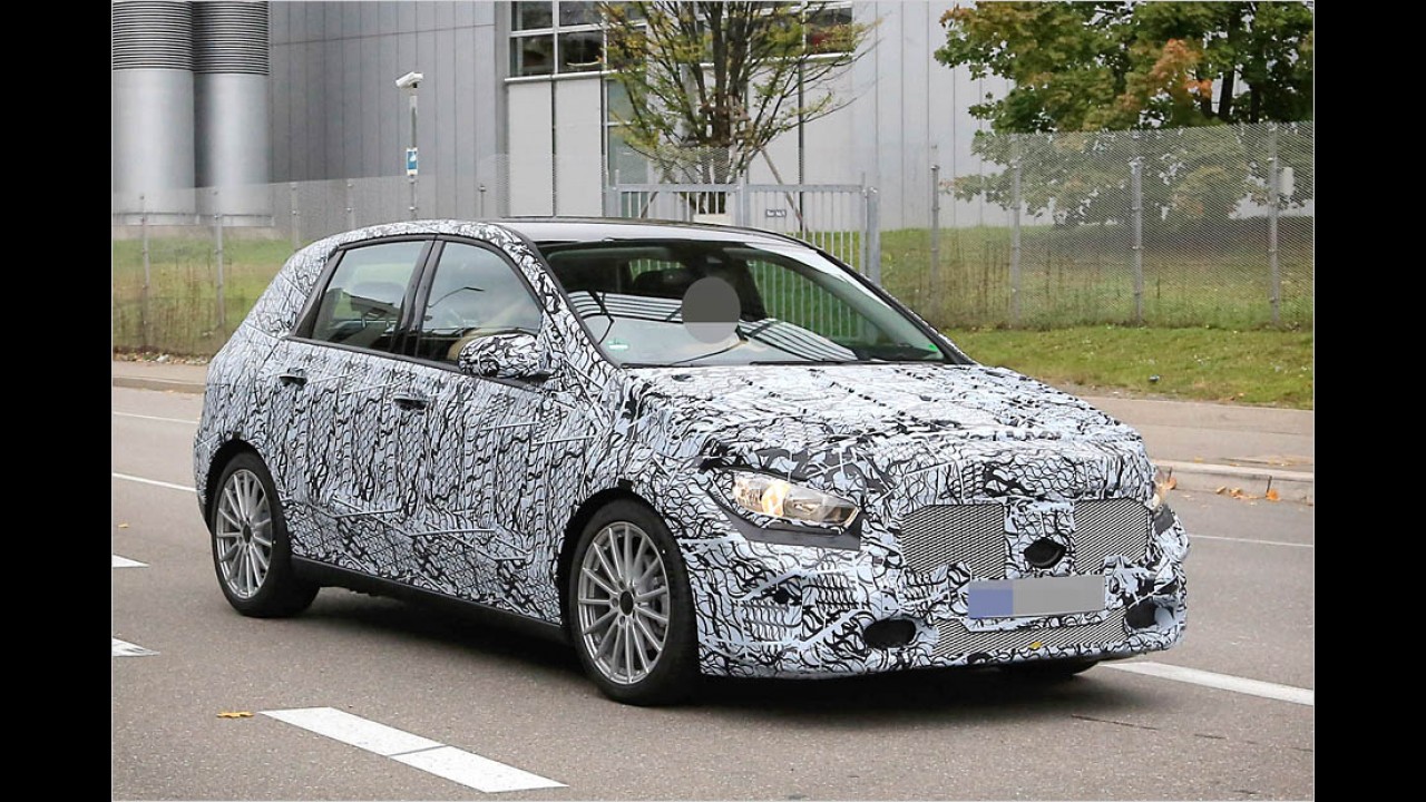 Erwischt: Mercedes B-Klasse