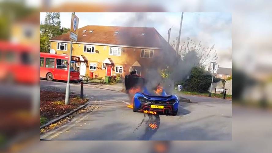 McLaren P1 incendie