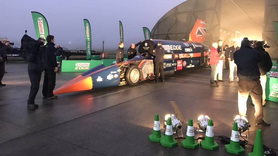 Bloodhound SSC live test pictures