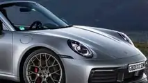 2020 Porsche 911 Convertible Fan Render