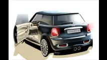 Model im Mini-Rolls