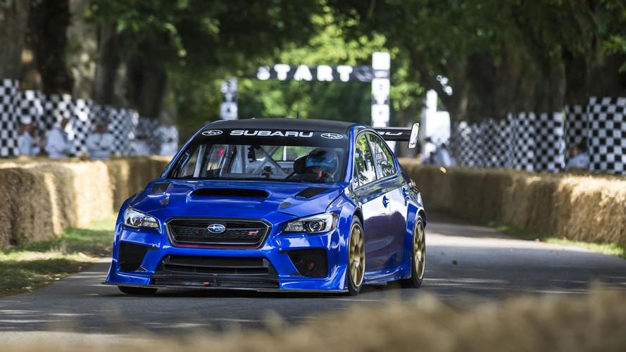 Subaru WRX STI at the Goodwood Festival of Speed