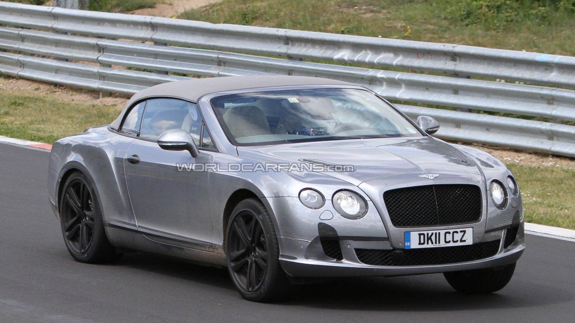 2012 Bentley Continental Gtc Facelift Spied N 252 Rburgring