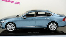 Volvo S90 Liquid Blue scale model