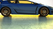 Subaru WRX STI artist 3D rendering