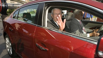 Edward Whitacre and Bob Lutz in 2010 Buick LaCrosse