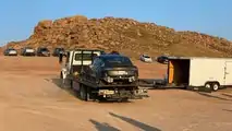 Prestazioni scollegate Tesla Modello 3 Pikes Peak Crash