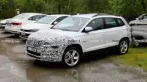 Skoda Karoq restyling, fotos espía