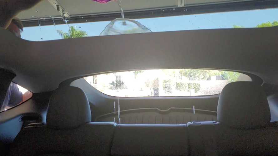 Watch How Tesla's Bizarre Love Affair With Water Leaks Soaks A Model Y