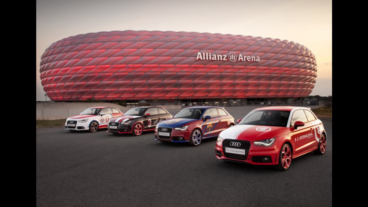 Audi Cup terá A1 personalizado com as cores e brasão do Internacional de Porto Alegre