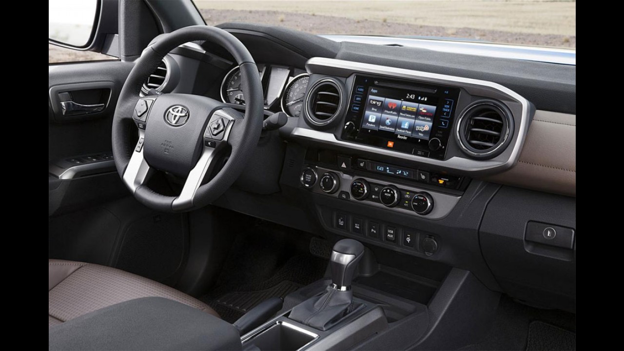 Salão de Detroit: prima da Hilux, Toyota Tacoma 2016 tem até GoPro de série