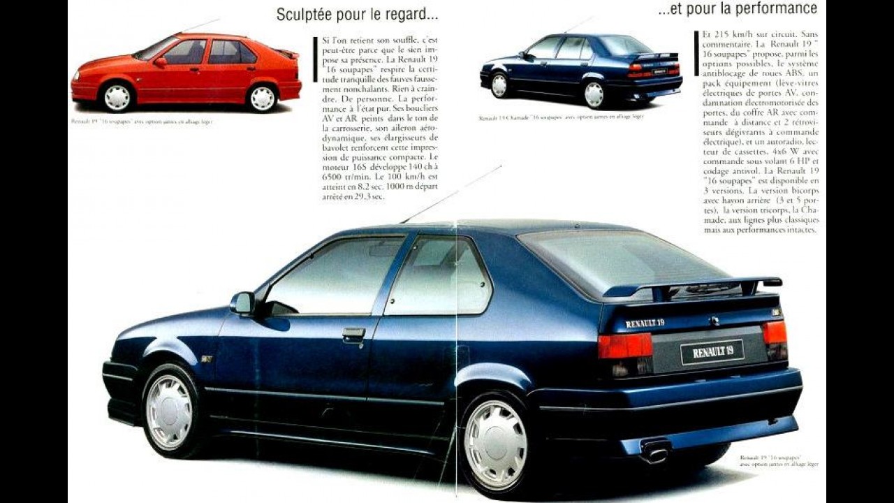 Carros para sempre: Renault 19 marcou o retorno dos franceses ao Brasil