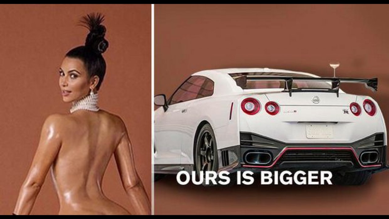 Nissan apela e diz que traseiro do GT-R é maior que o de Kim Kardashian