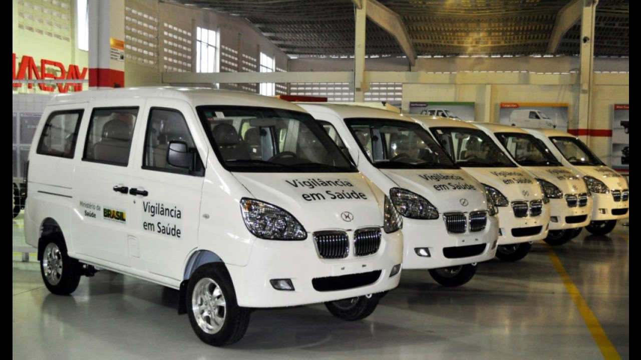 Mais chineses: Shineray entrega vans para Ministério da Saúde