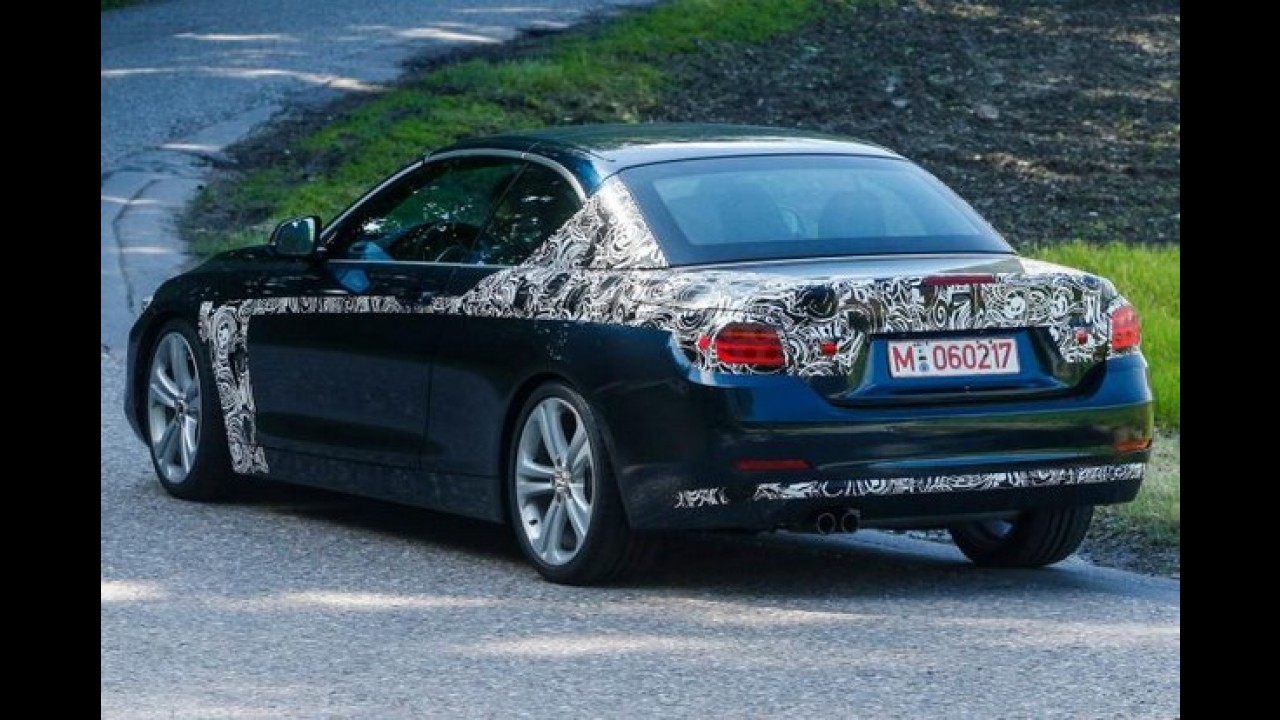 BMW Série 4 conversível é fotografado praticamente sem disfarce