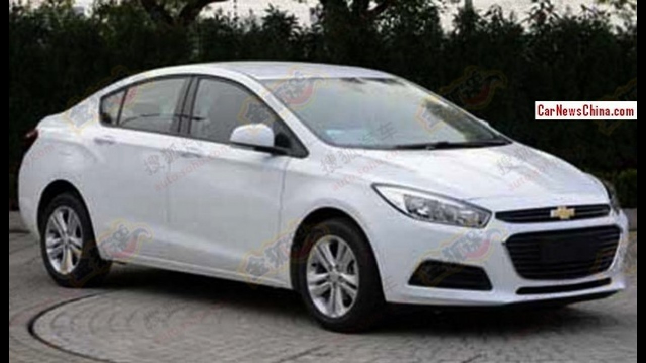 Este é o Cruze 2015 reestilizado para a China - mais simples, terá apenas motor 1.6