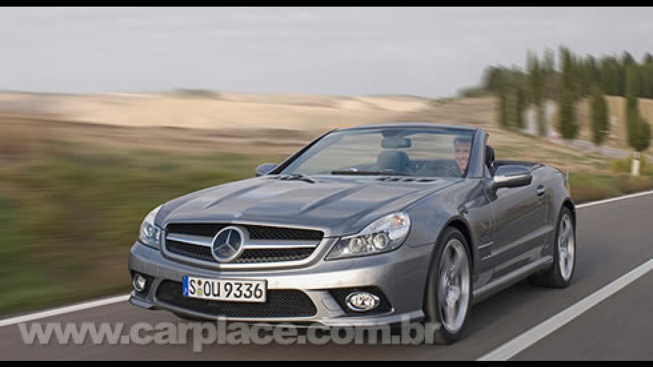 Mercedes-Benz revela oficialmente detalhes e imagens da nova SL 2009