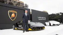 Lamborghini carbon fiber exhibit