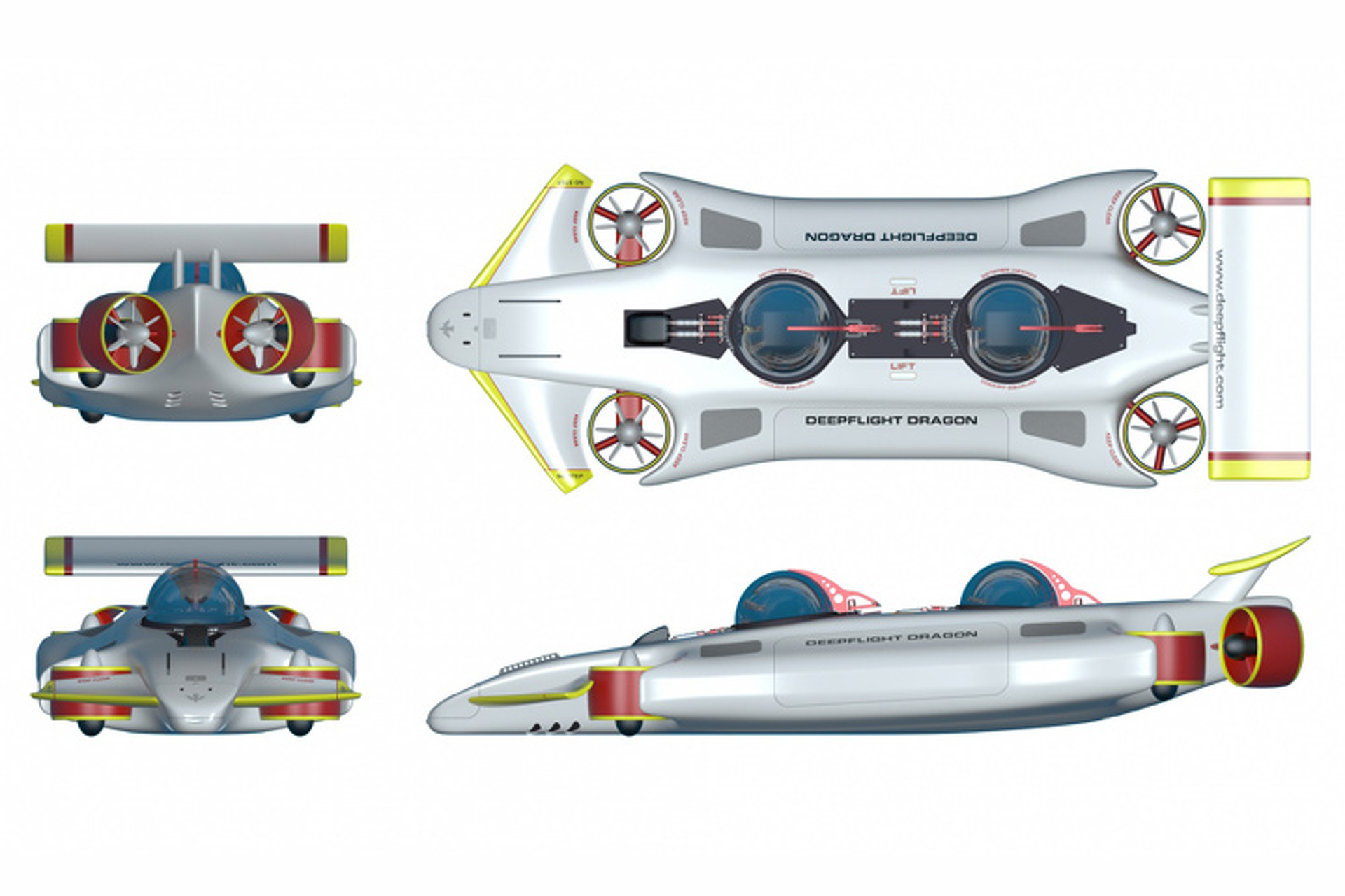 DeepFlight Dragon: A $1.5 Million Underwater Explorer