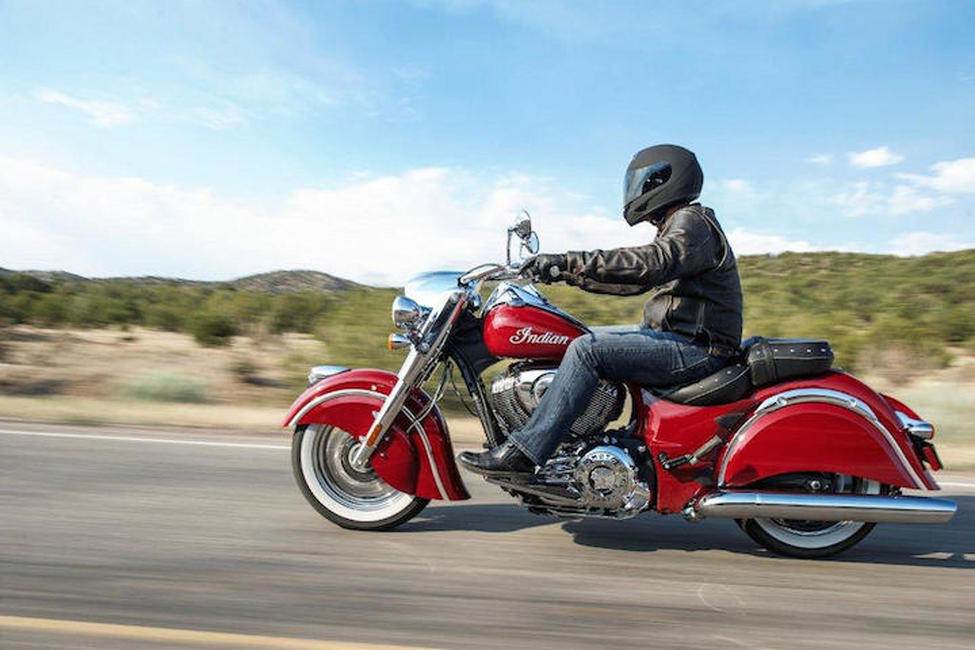 Ride Home on an Indian Chief Classic Courtesy of eBay Motors