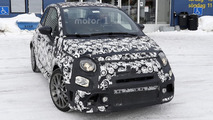 2017 Fiat 500 Abarth facelift spy photo