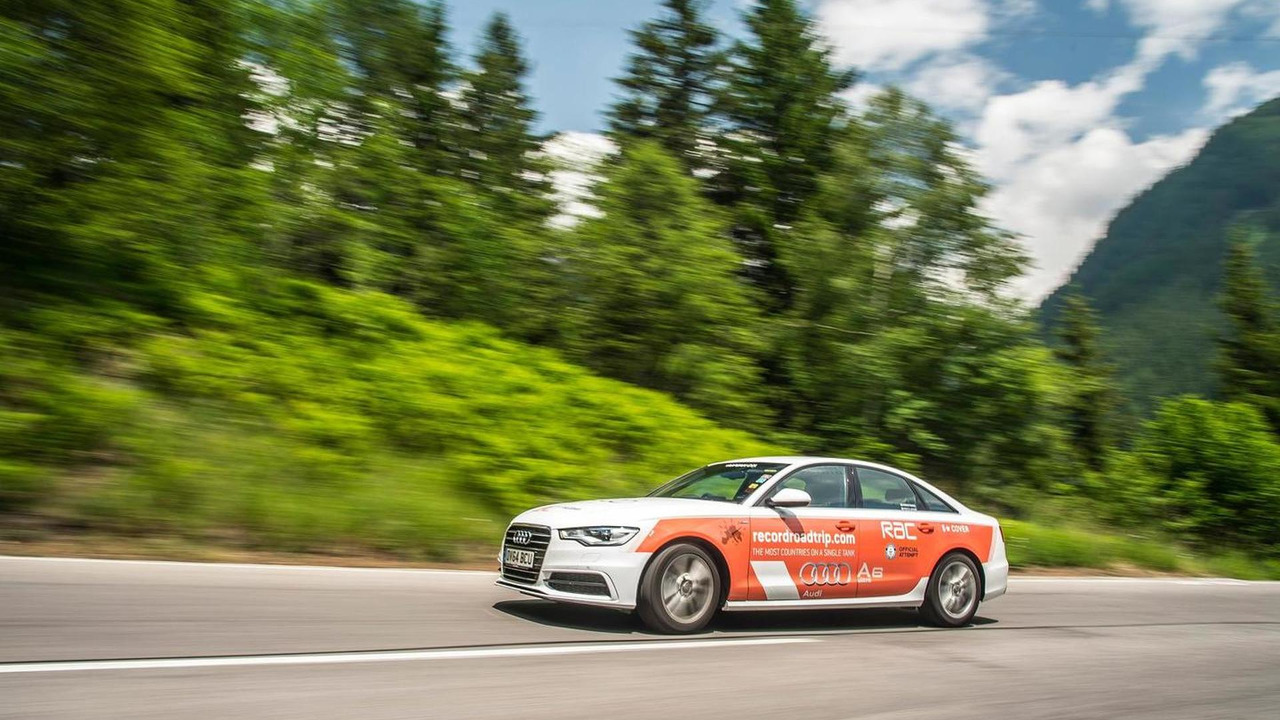 Audi A6 2.0 TDI ultra world record attempt car