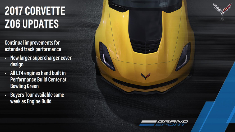 2017 Chevrolet Corvette Z06 updates