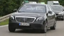 Mercedes S Class facelift spy photo