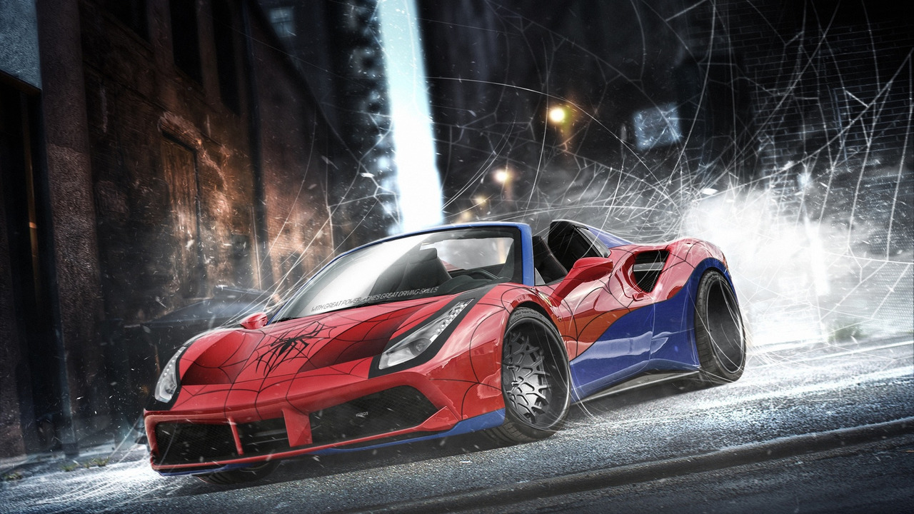 Spiderman - Ferrari 488 Spider Spiderman - Ferrari 488 Spider