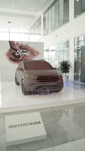 Ford Kuga çikolata heykeli