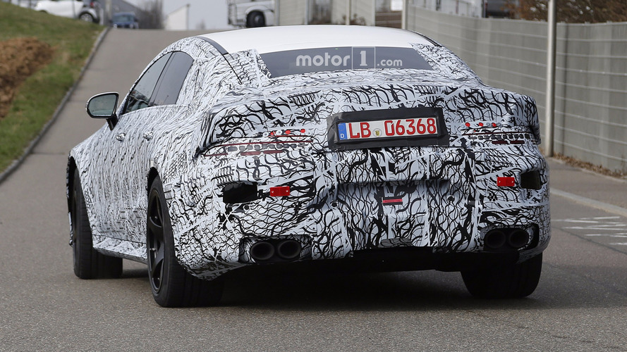 2019 Mercedes-AMG GT sedan spy photo