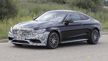 Mercedes-AMG C63 Coupe facelift spy photo