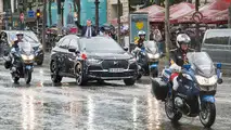 La voiture présidentielle d'Emmanuel Macron