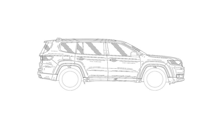 Jeep 7-Seater Patent Drawing
