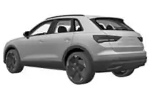Audi Q3 patent görselleri