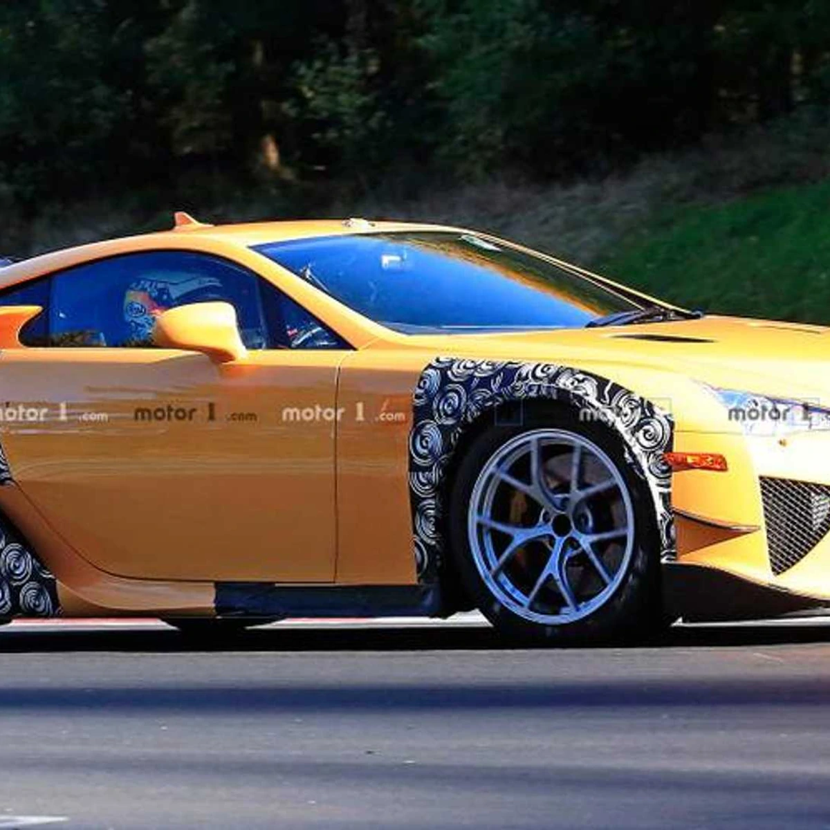 Mysterious Lexus LFA Widebody Test Mule Spied Lapping The 'Ring