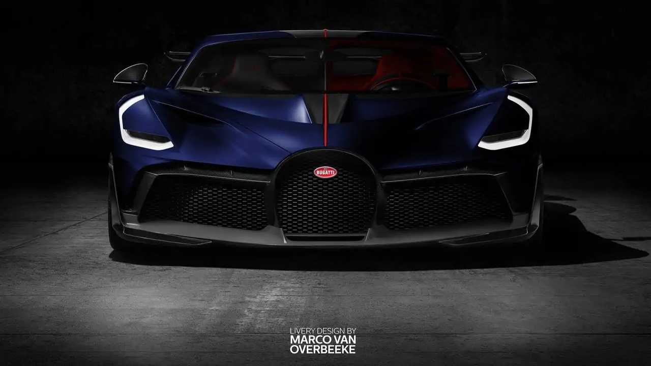 Bugatti Divo giydirme render'ları